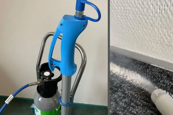 wymrażanie pluskiew suchym śniegiem co2