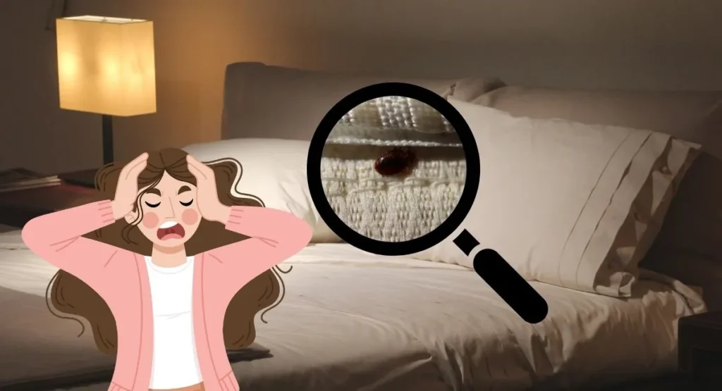 małe gryzące robaki w łóżku