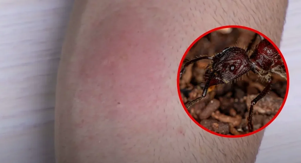 Mrówka pociskowa - ugryzienie- sygnały-bólowe-użądlenie- największy-ból-bullet-ant
