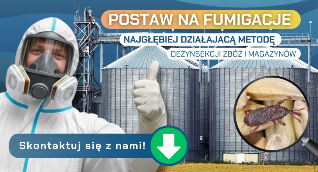 Fumigacja silosów i magazynów zbożowych